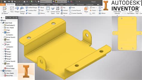 inventor sheet metal basics